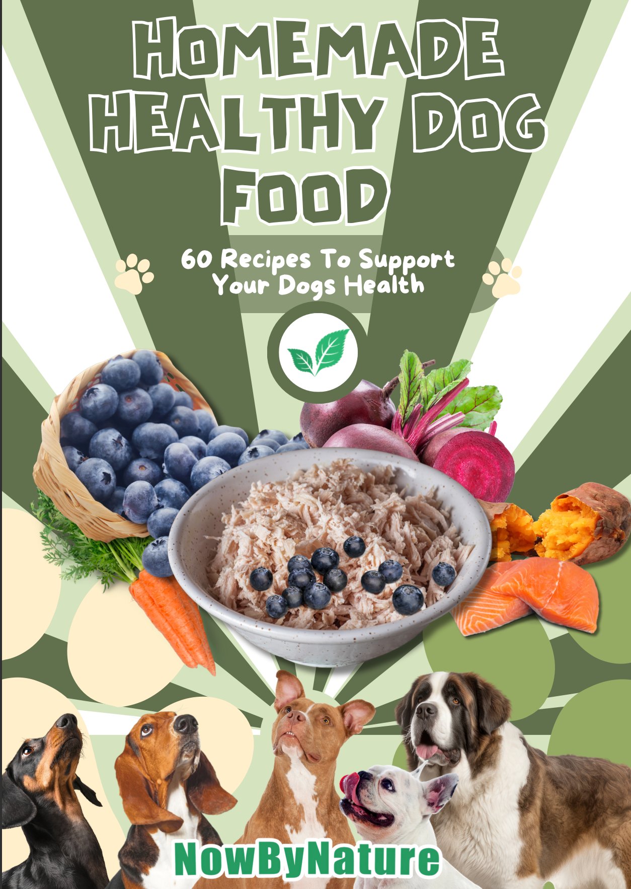 Homemade Healthy Dog Food — 60 Recipes e-book cover